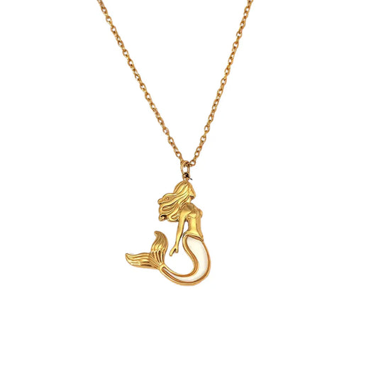 18K Gold Plated Mermaid Necklace