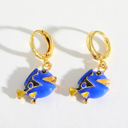 18K Gold Plated Dory Earrings
