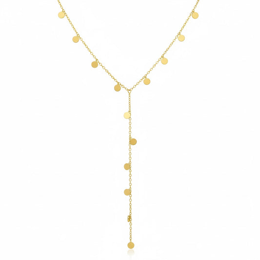 Elegant Y Necklace - 18K Gold Plated Lariat Chain
