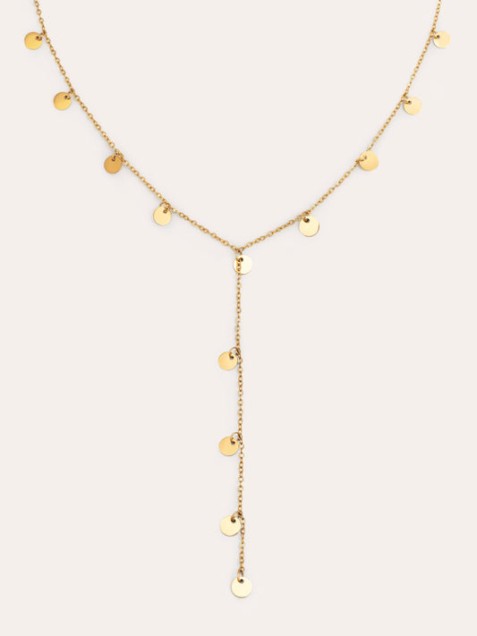 Elegant Y Necklace - 18K Gold Plated Lariat Chain