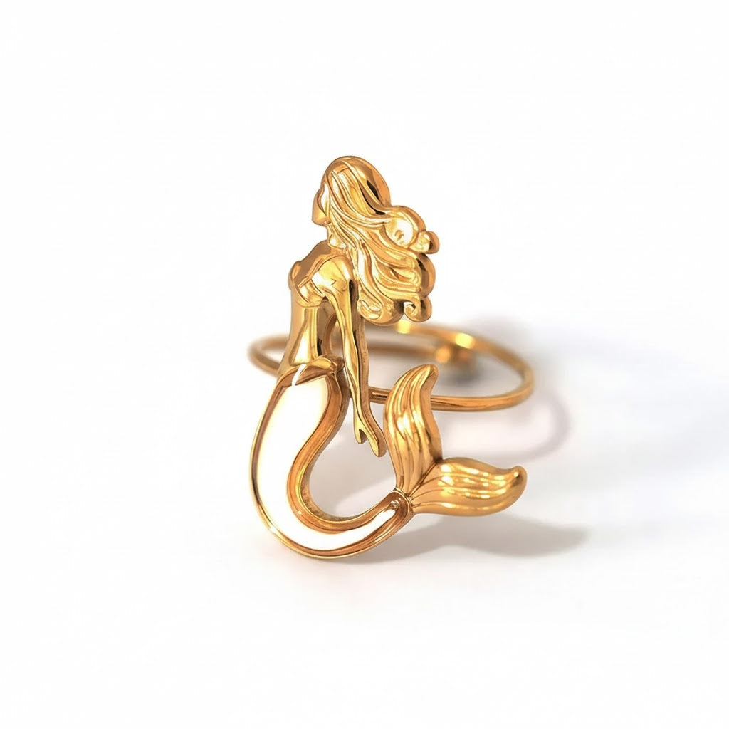 18K Gold Plated Mermaid Ring