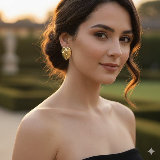 18K Gold Plated Mother Daughter Angel Earrings