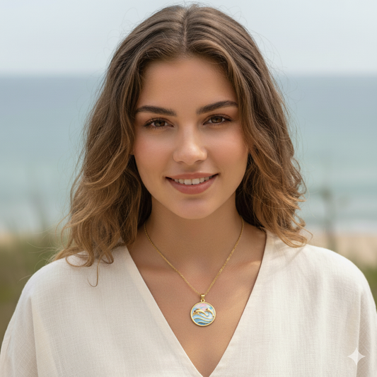 18K Gold Plated Little Dolphin Necklace