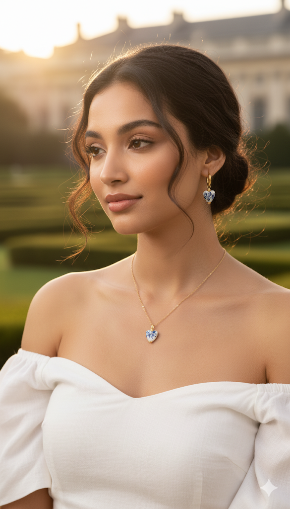 Porcelain Necklace Set